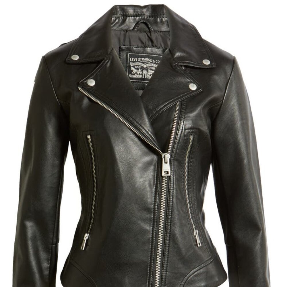 Faux Leather Jacket